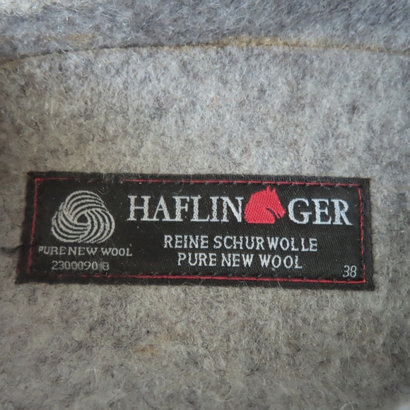 Haflinger Gray Wool Slippers clogs Size 38 US 7 - Picture 6 of 7